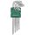TORX kulcs készlet, lyukas, hosszú, T10 - T50, CrV, 9 részes, STALCO